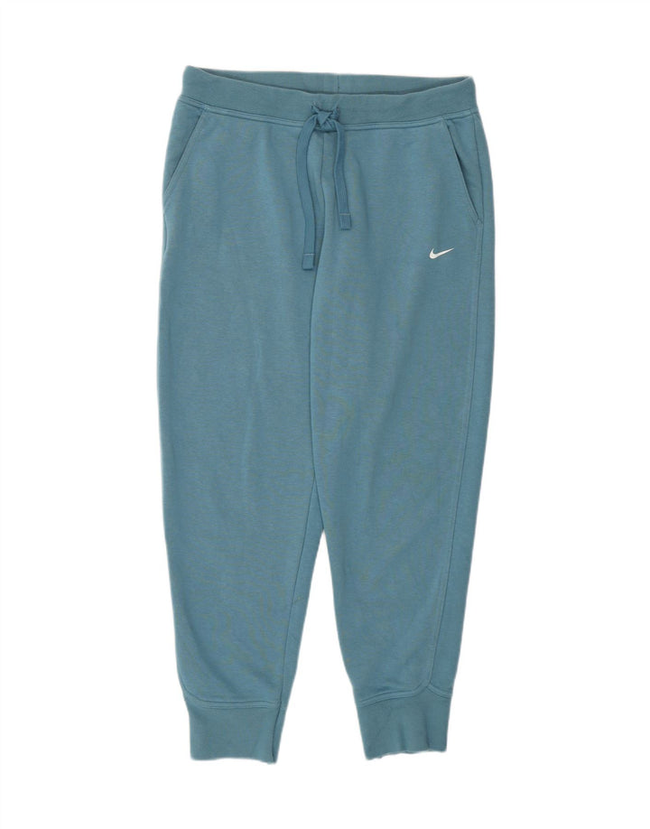 Pantaloni de trening Nike pentru femei Dri Fit Pantaloni de jogging UK 14 Medium Blue