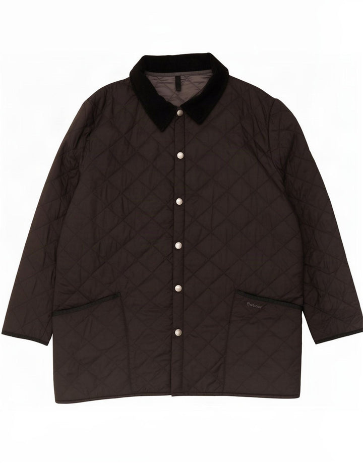Pardesiu matlasat pentru bărbați Barbour UK 44 XL Poliamidă neagră
