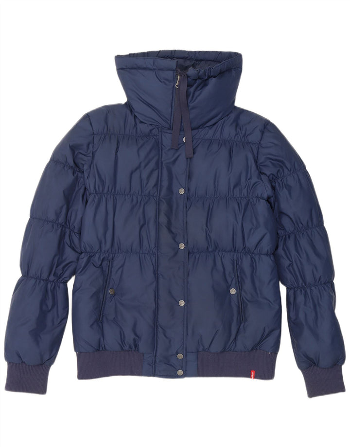 Jachetă căptușită Levi's pentru femei UK 16 mare, poliester bleumarin