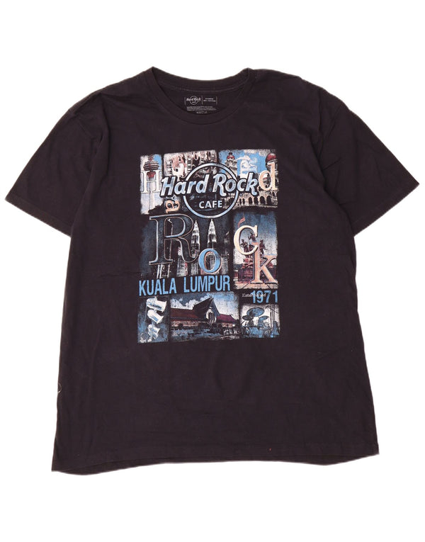 Hard Rock Cafe Kuala Lumpur Tricou grafic Top XL Bumbac negru