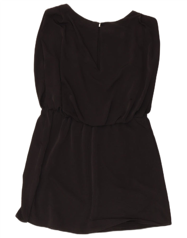 Rochie A-Line fără mâneci Zara pentru femei UK 14 Medium Black