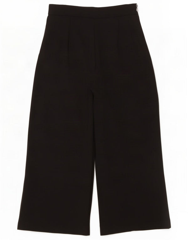 Phase Eight Pantaloni tăiați pentru femei cu picioare largi UK 10 Small W28 L23 Black
