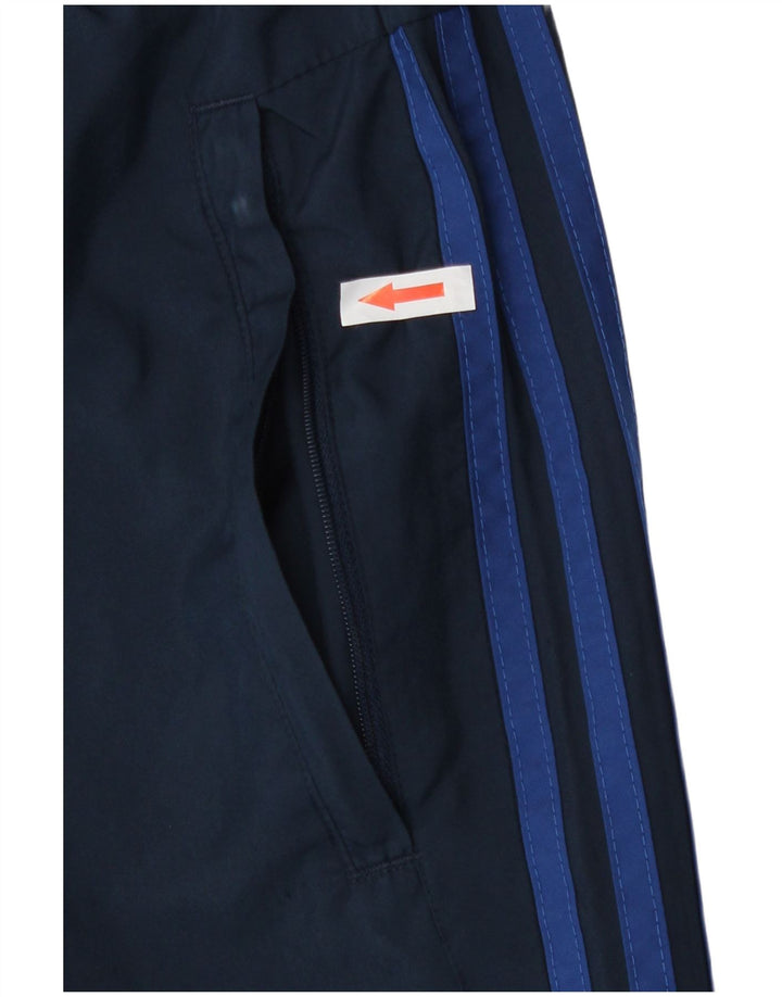 Pantaloni de trening Adidas pentru bărbați Marea Britanie 40/42 Poliester mediu albastru bleumarin
