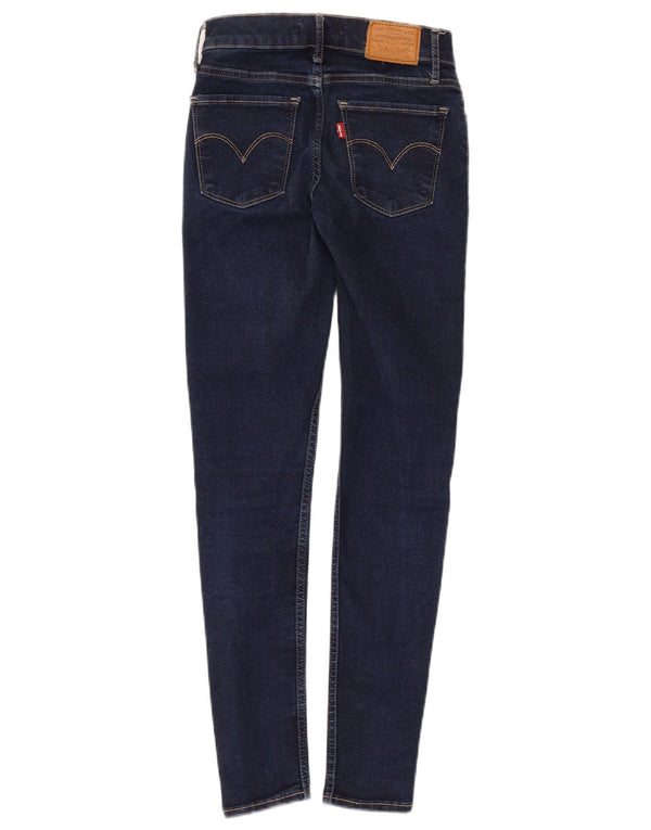 Blugi Levi's pentru femei 710 Super Skinny W25 L28 Bumbac bleumarin