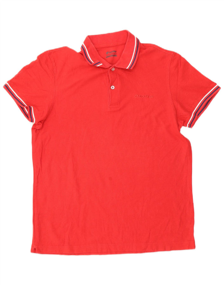 Tricou polo pentru bărbați Lotto, roșu mare