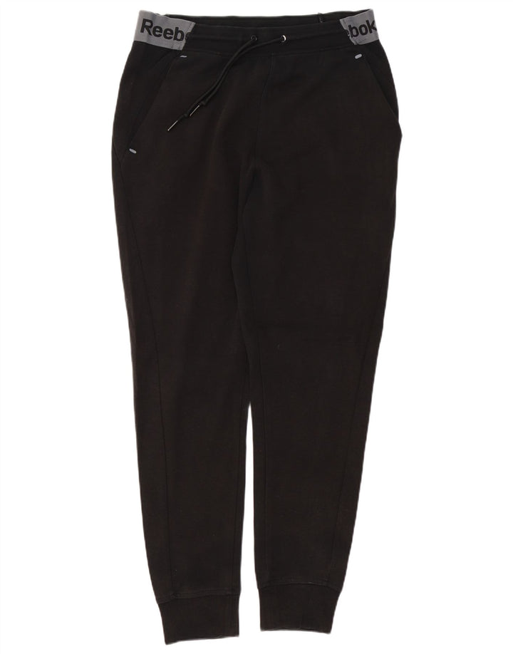 REEBOK Pantaloni de trening grafic pentru bărbați Pantaloni de jogging Medium Black Colorblock