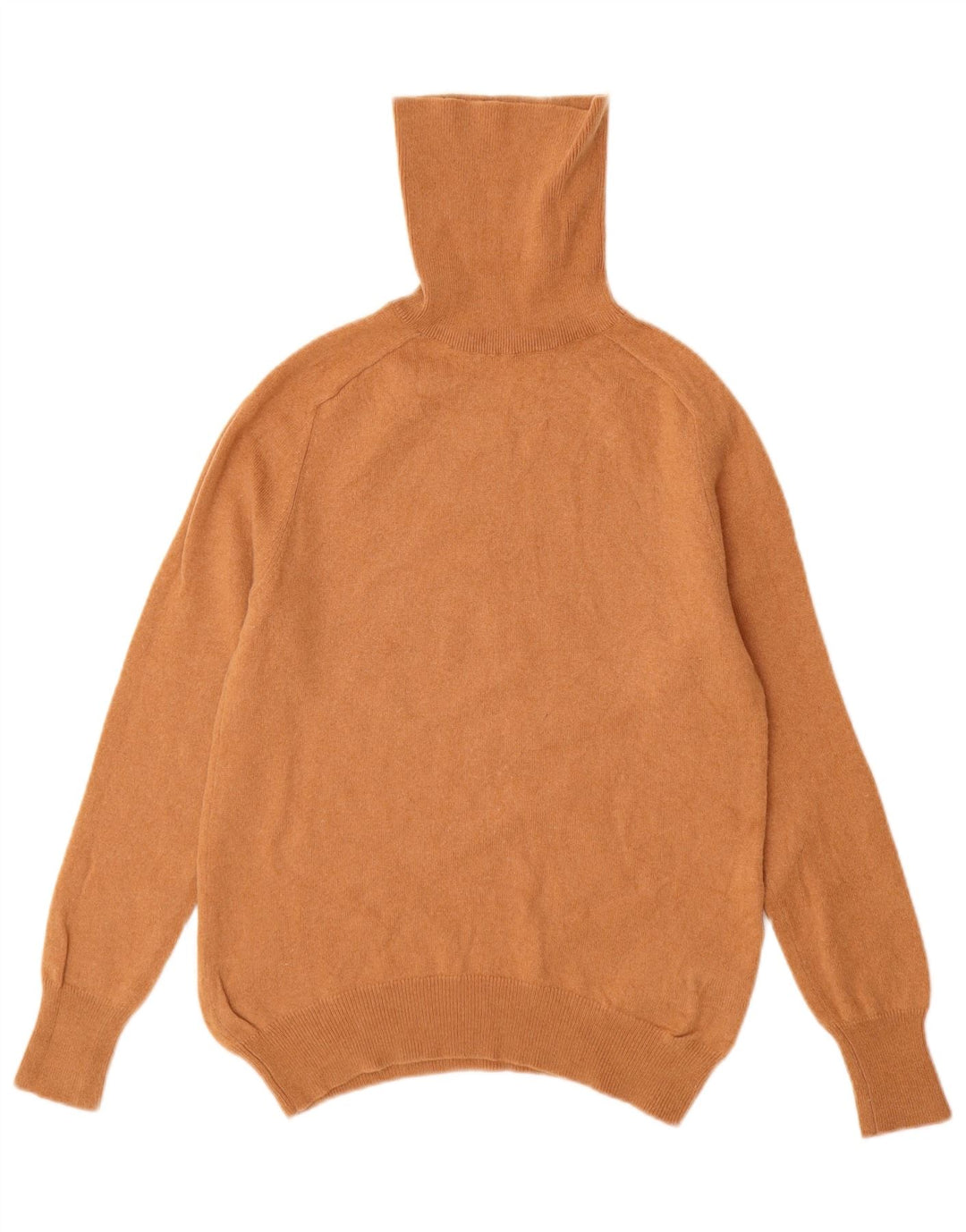 Pulover de damă ZARA cu gât rulat din lână maro mediu UK 12