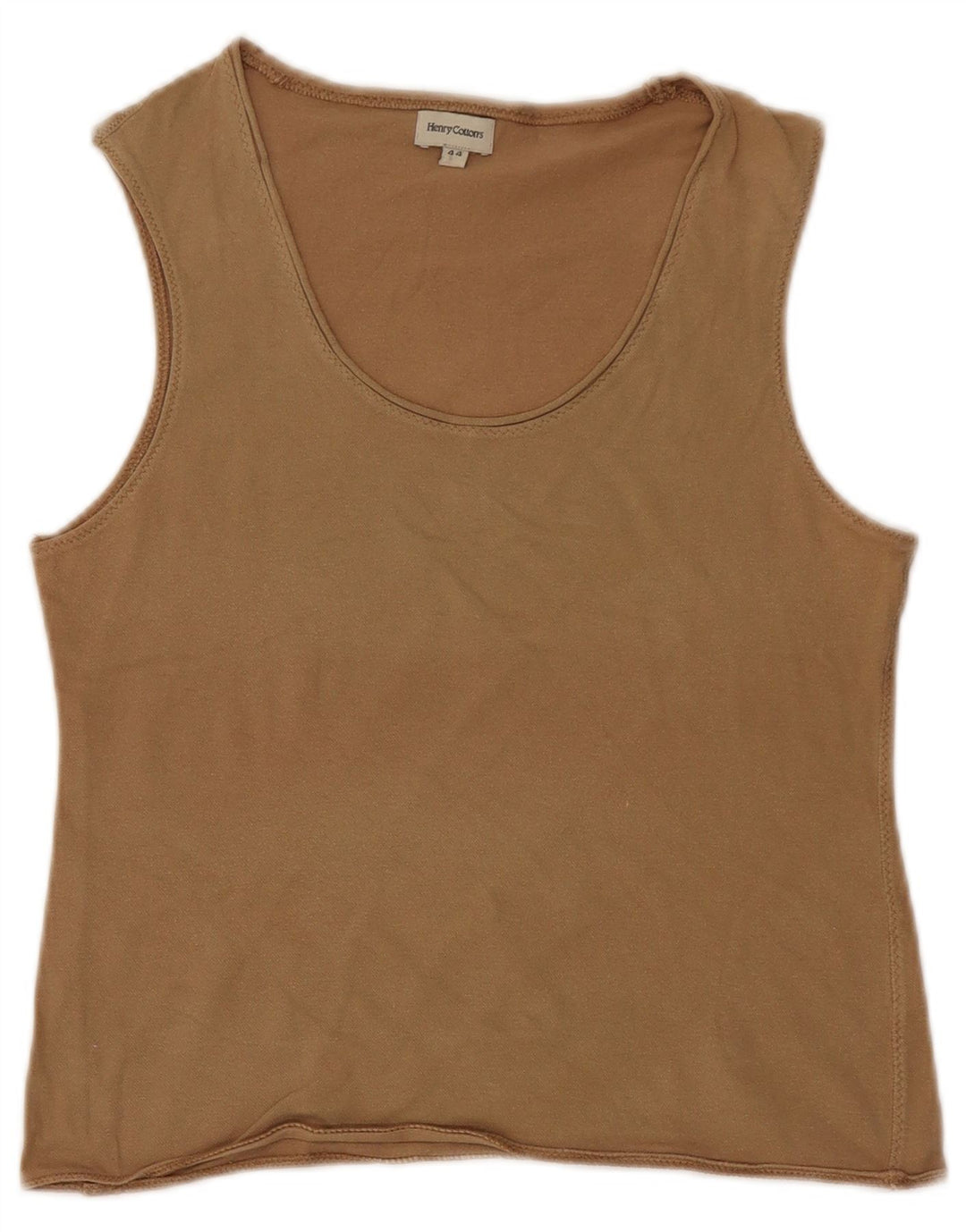 Henry Cottons Vest Top pentru femei IT 44 Medium Khaki Bumbac