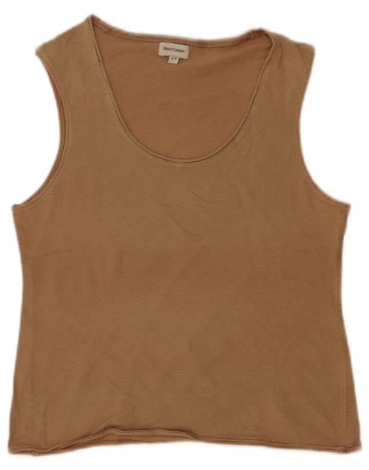 Henry Cottons Vest Top pentru femei IT 44 Medium Khaki Bumbac