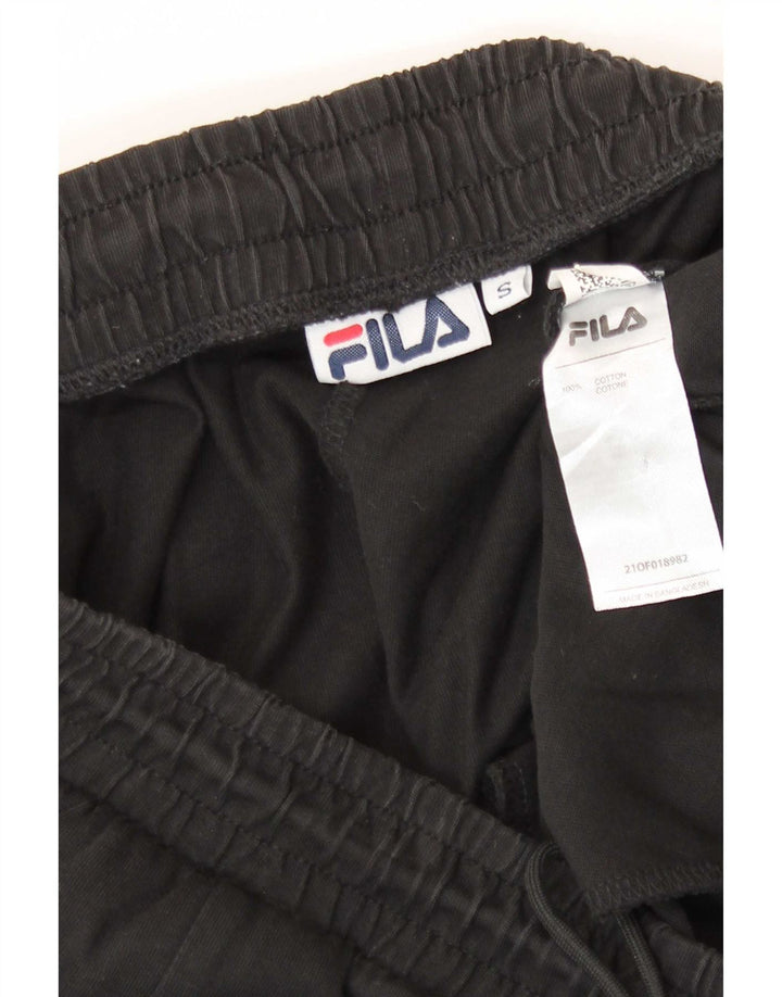 Pantaloni scurți de sport Fila pentru bărbați, mici, negru, bumbac