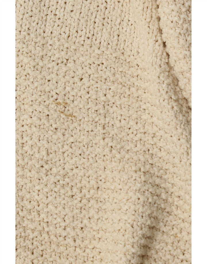 Topshop Pulover oversized cu gât țestoasă pentru femei UK 8 Small Off White