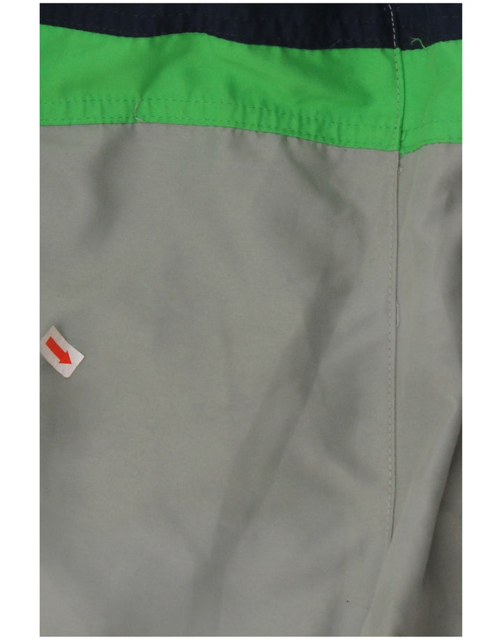 Pantaloni scurți de înot REEBOK pentru bărbați XL, verde, poliester color bloc