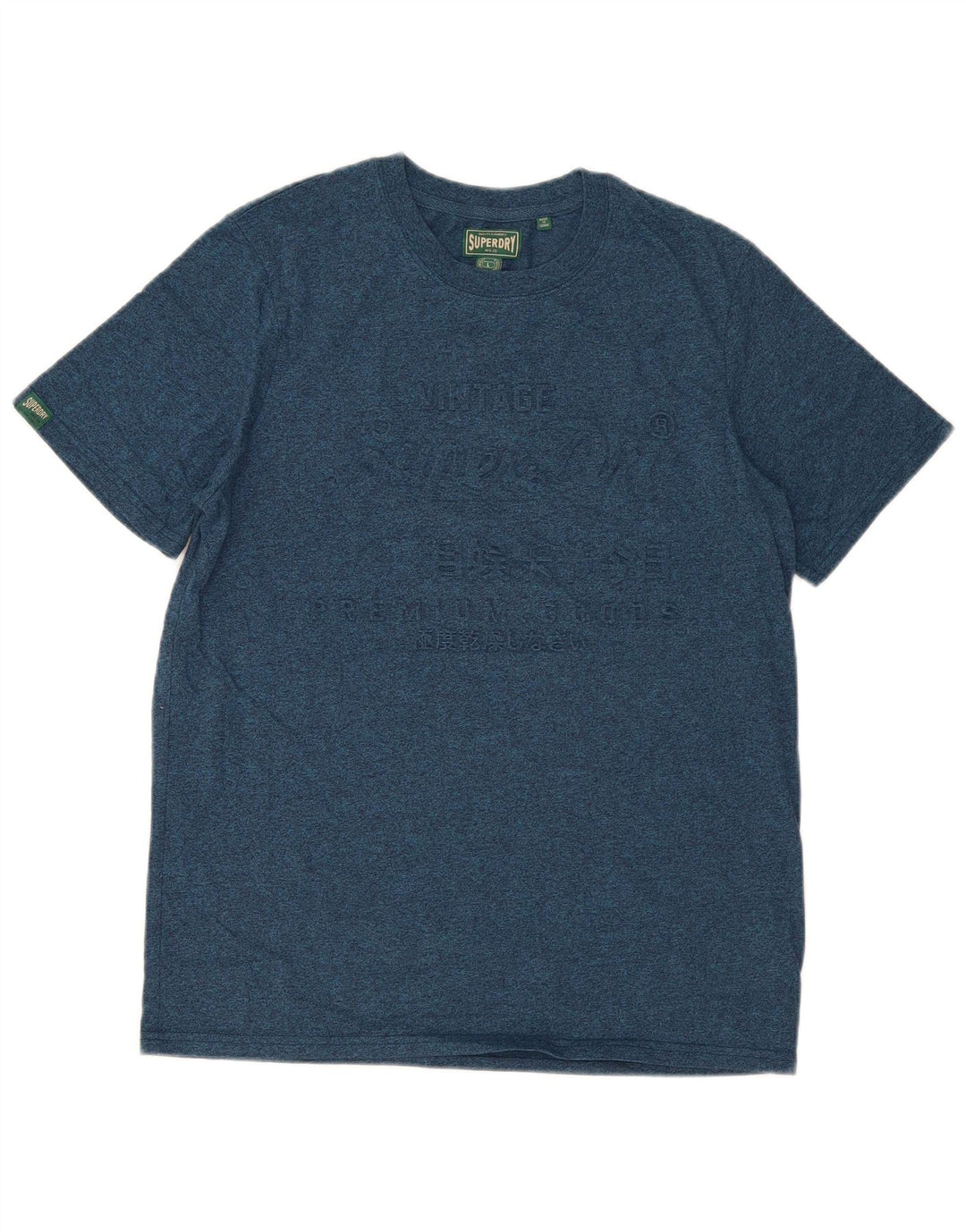 Tricou grafic pentru bărbați Superdry Top mare albastru pete