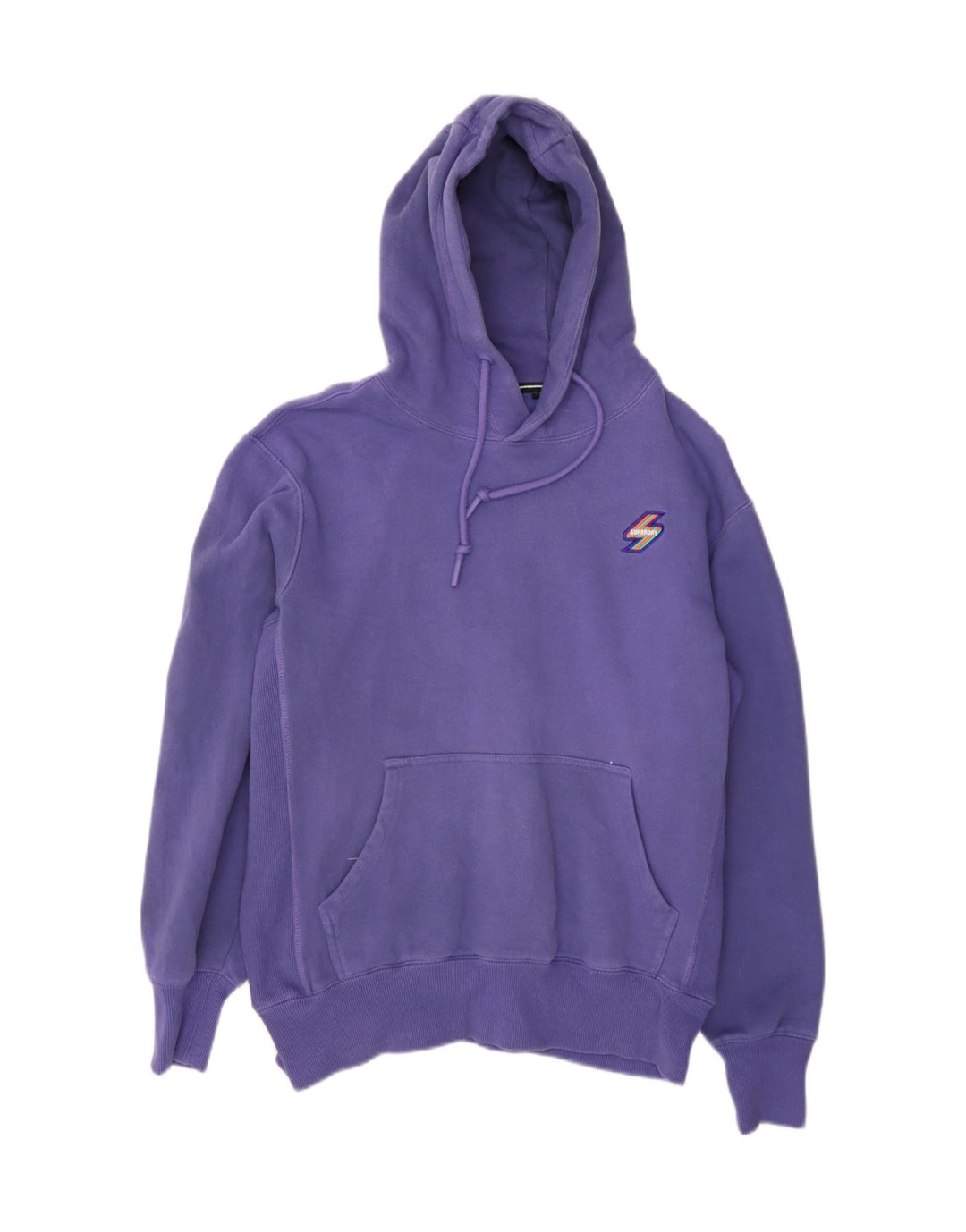 SUPERDRY Mens Hoodie Jumper Medium Purple Cotton Vintage Superdry and Second-Hand Superdry from Messina Hembry 