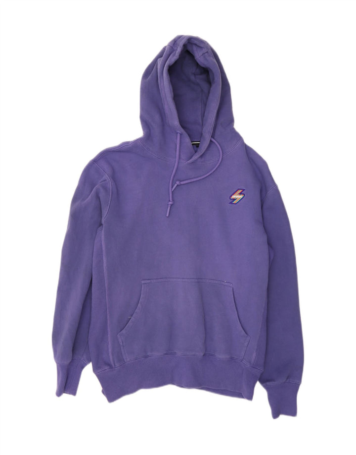 SUPERDRY Mens Hoodie Jumper Medium Purple Cotton Vintage Superdry and Second-Hand Superdry from Messina Hembry 