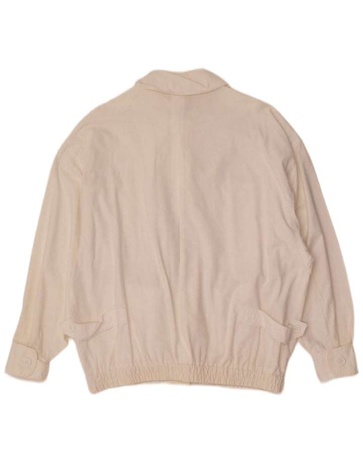 Jachetă militară Bomber Vintage pentru femei EU 40 Medium White