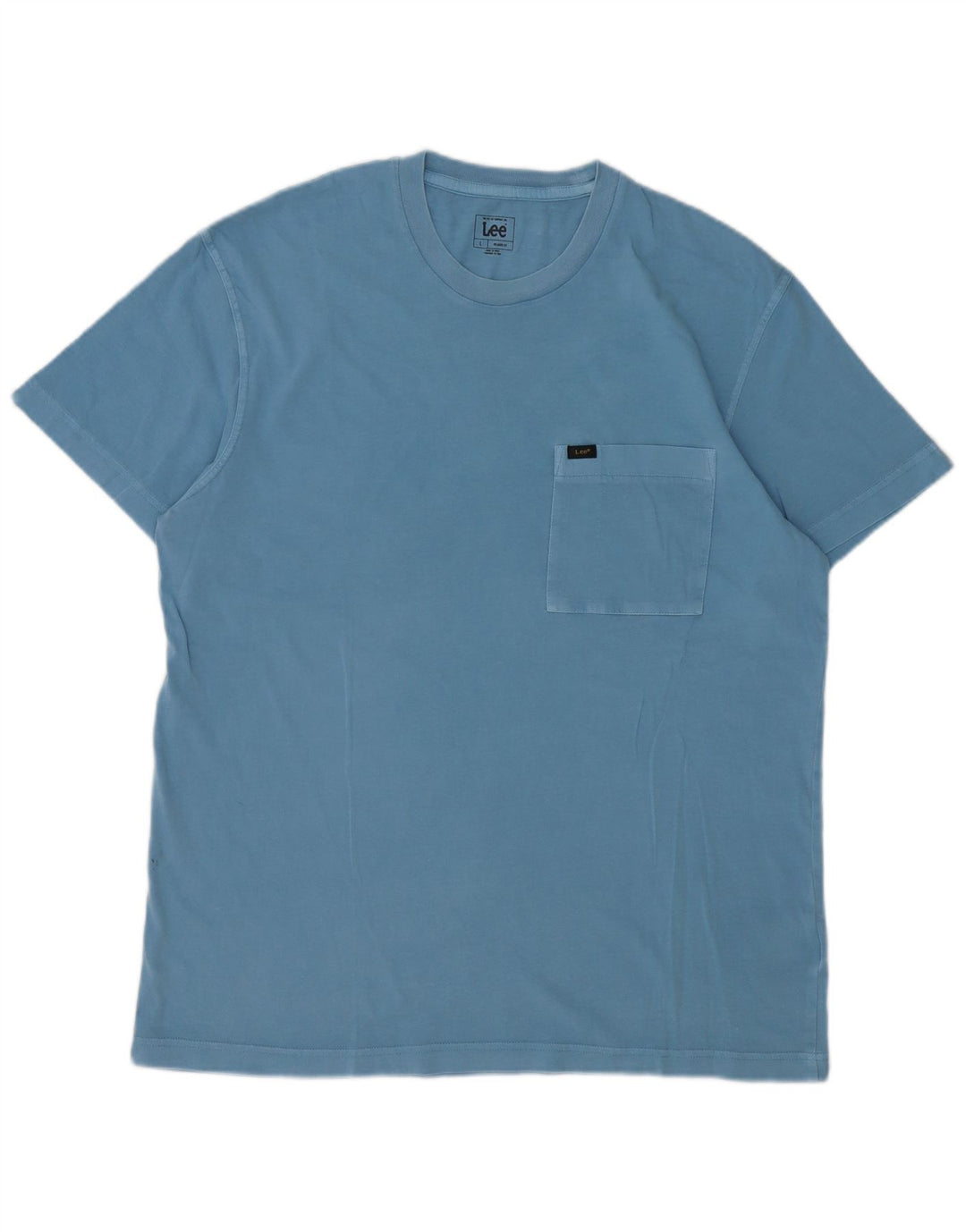 Tricou Lee pentru bărbați cu croiala relaxată Top mare, albastru, bumbac