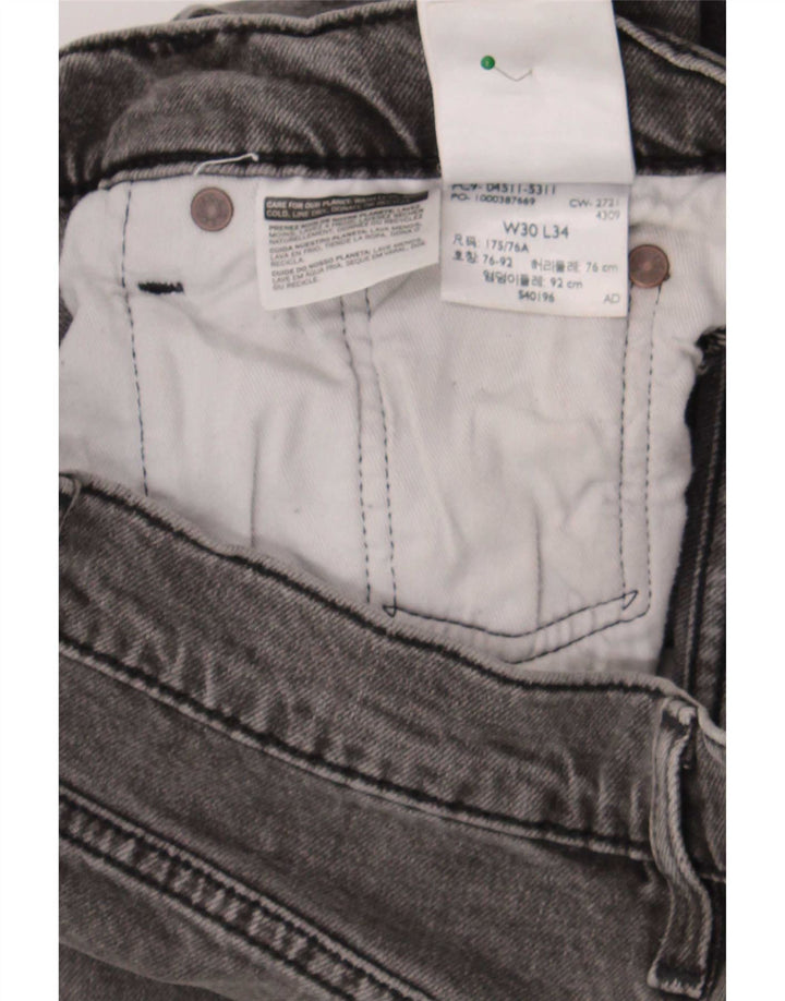 Blugi Levi's 511 Slim pentru bărbați W30 L30 bumbac gri