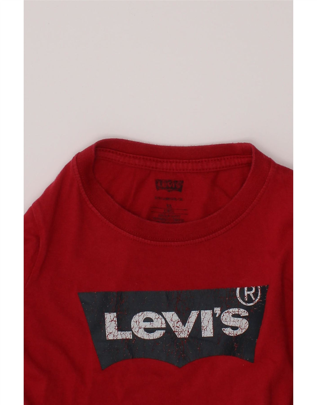 LEVI'S Fete Top Grafic Maneca Lunga 4-5 Ani Rosu