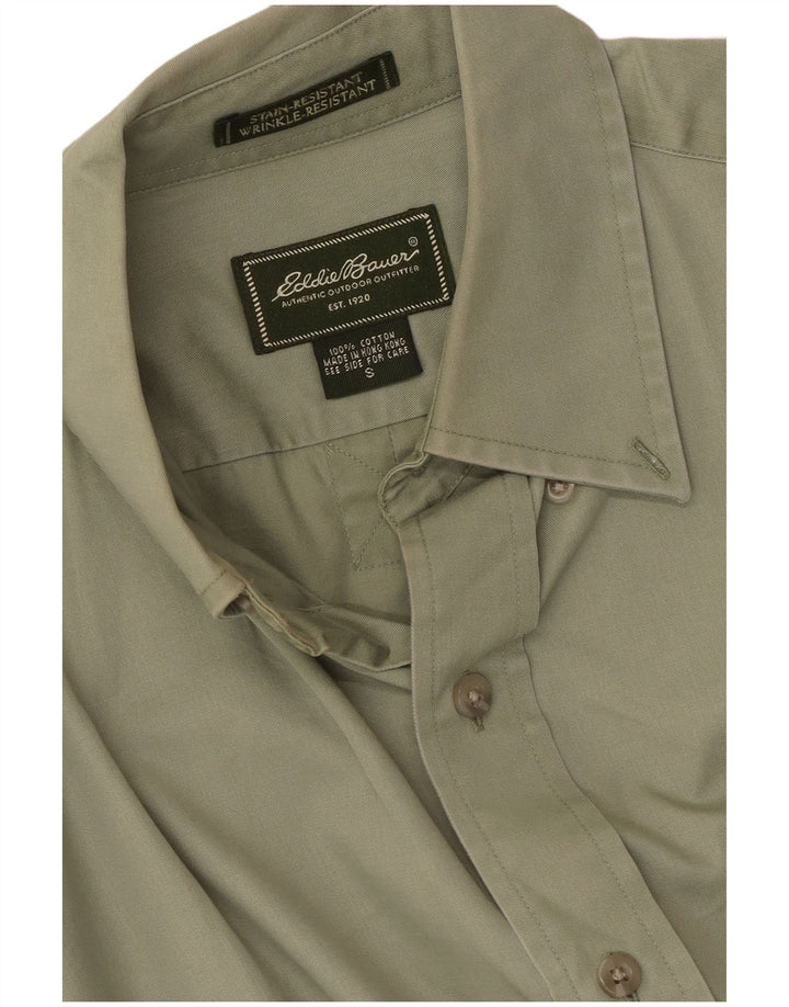 Cămașă pentru bărbați Eddie Bauer, bumbac verde mic