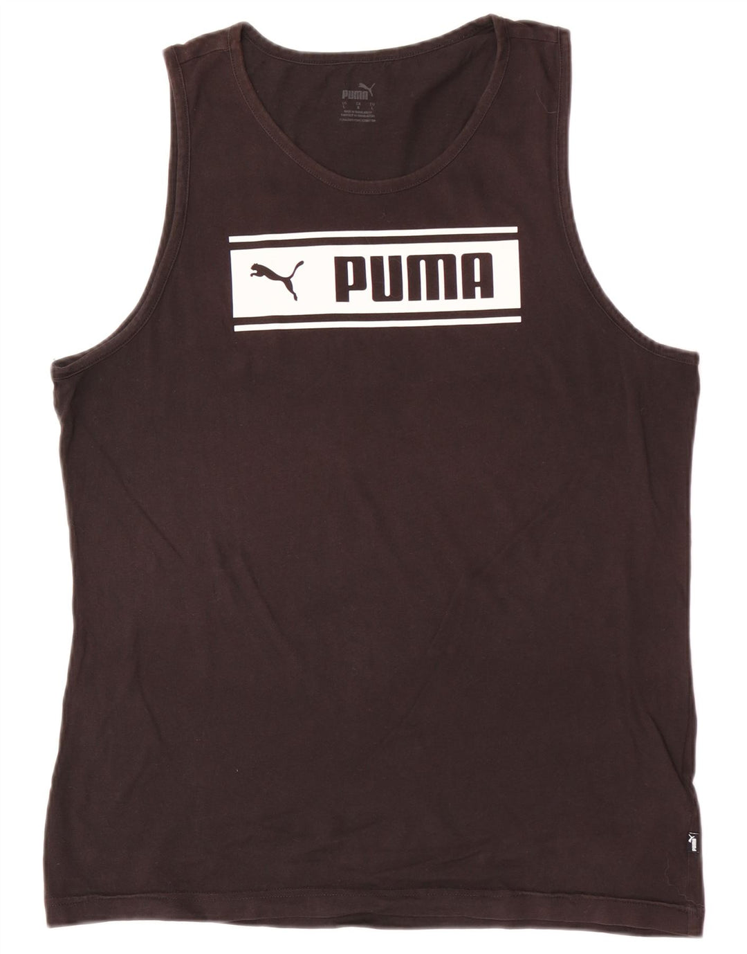 Pulover Puma pentru bărbați, bumbac mare, negru