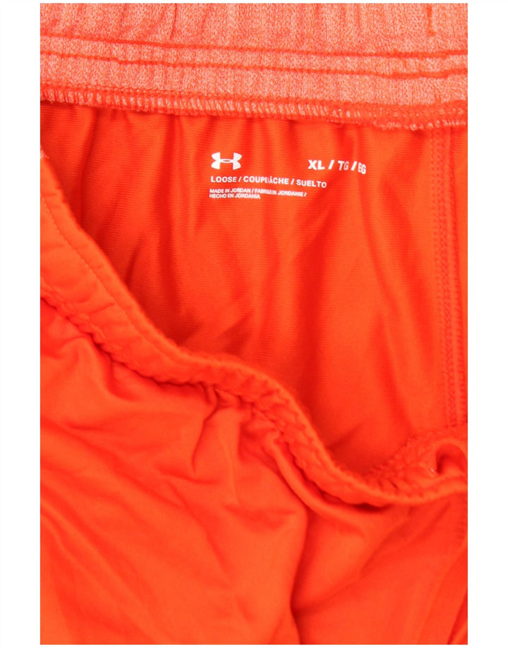 Pantaloni scurți sport pentru bărbați UNDER ARMOUR XL poliester portocaliu