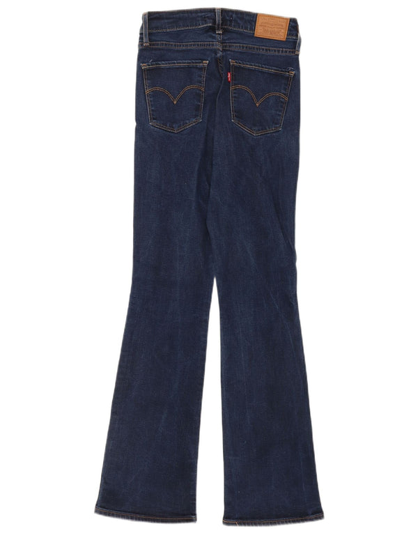 Blugi Levi's 725 cu talie înaltă Bootcut W25 L30 Blue Lyocell