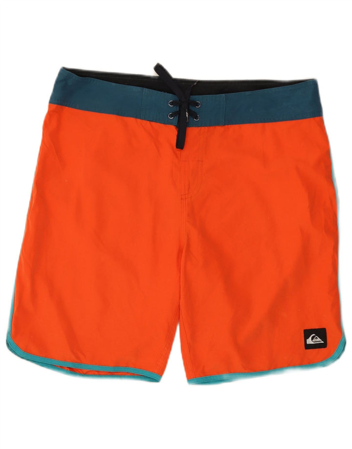 Pantaloni scurți de înot QUIKSILVER pentru bărbați, mari, portocalii