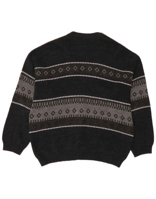 Pulover cardigan pentru bărbați C&A Canda, mare, bleumarin, acrilic Fair Isle