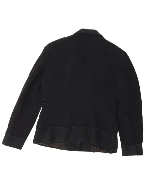 Moschino Jachetă Blazer pentru femei ieftine și șic UK 12 Medium Black Rayon