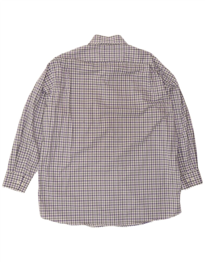 Cămașă Tommy Hilfiger pentru bărbați, cu tăiere obișnuită, mărimea 17 XL, albastru Gingham
