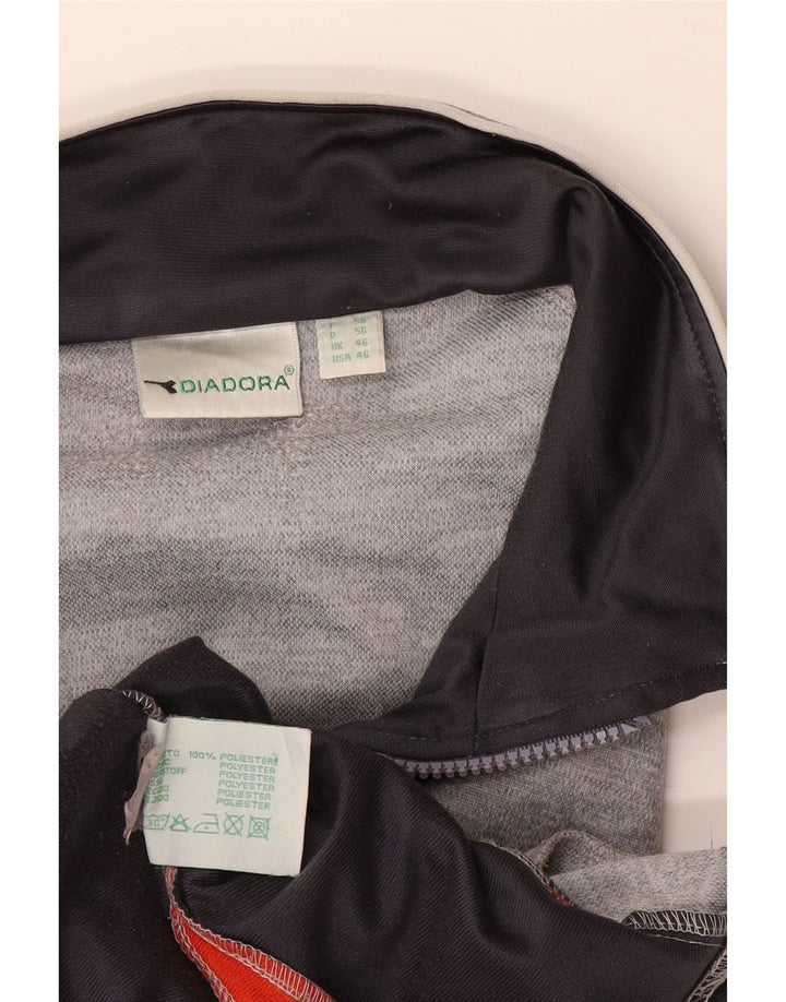 Jachetă de trening pentru bărbați Diadora UK 46 XL Gri poliester color bloc