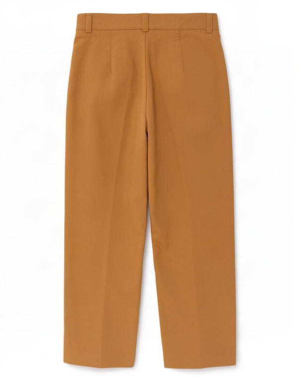 Pantaloni Drepți Casual Zara Femei L30 L30 Bej Poliester