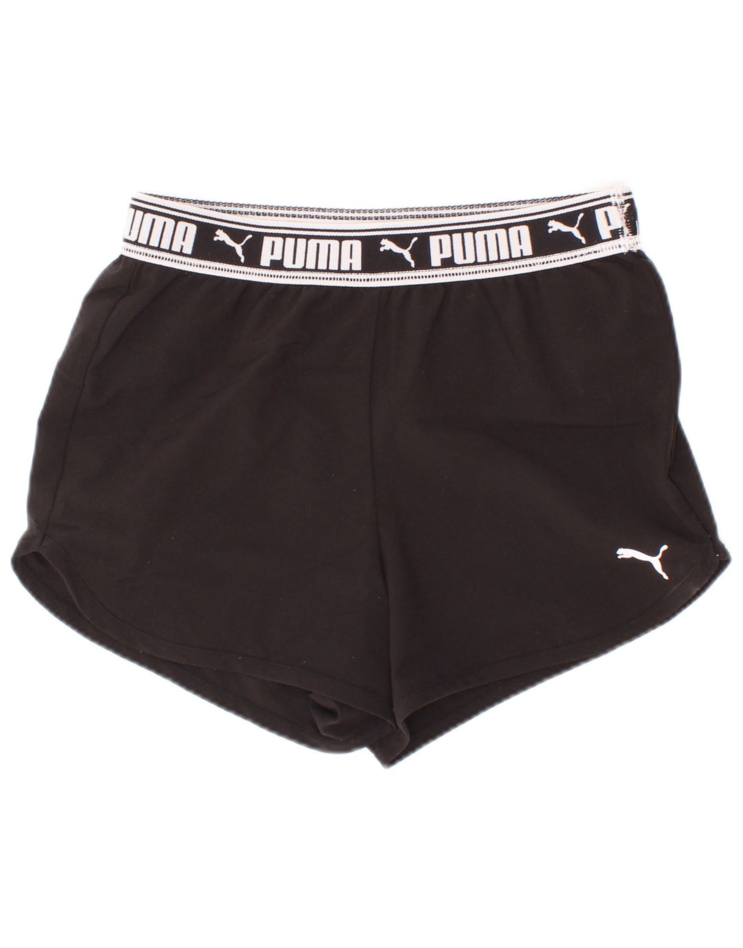 Pantaloni scurti sport grafic Puma Fete 9-10 ani poliester negru