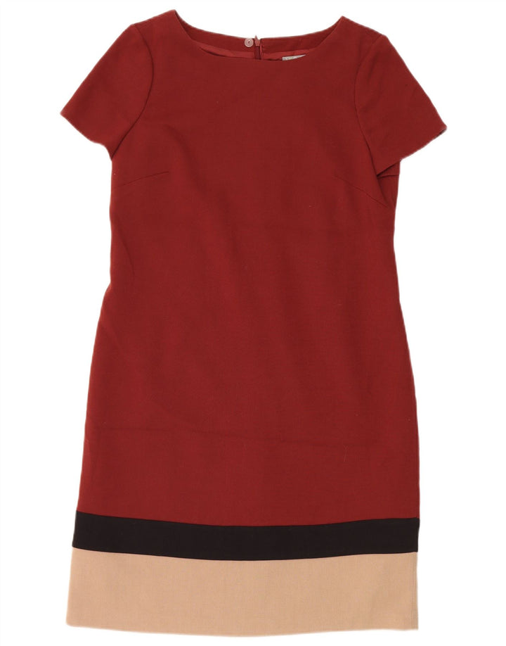 Rochie schimbătoare pentru femei Marks & Spencer UK 12 Medium Red Colorblock Poliester
