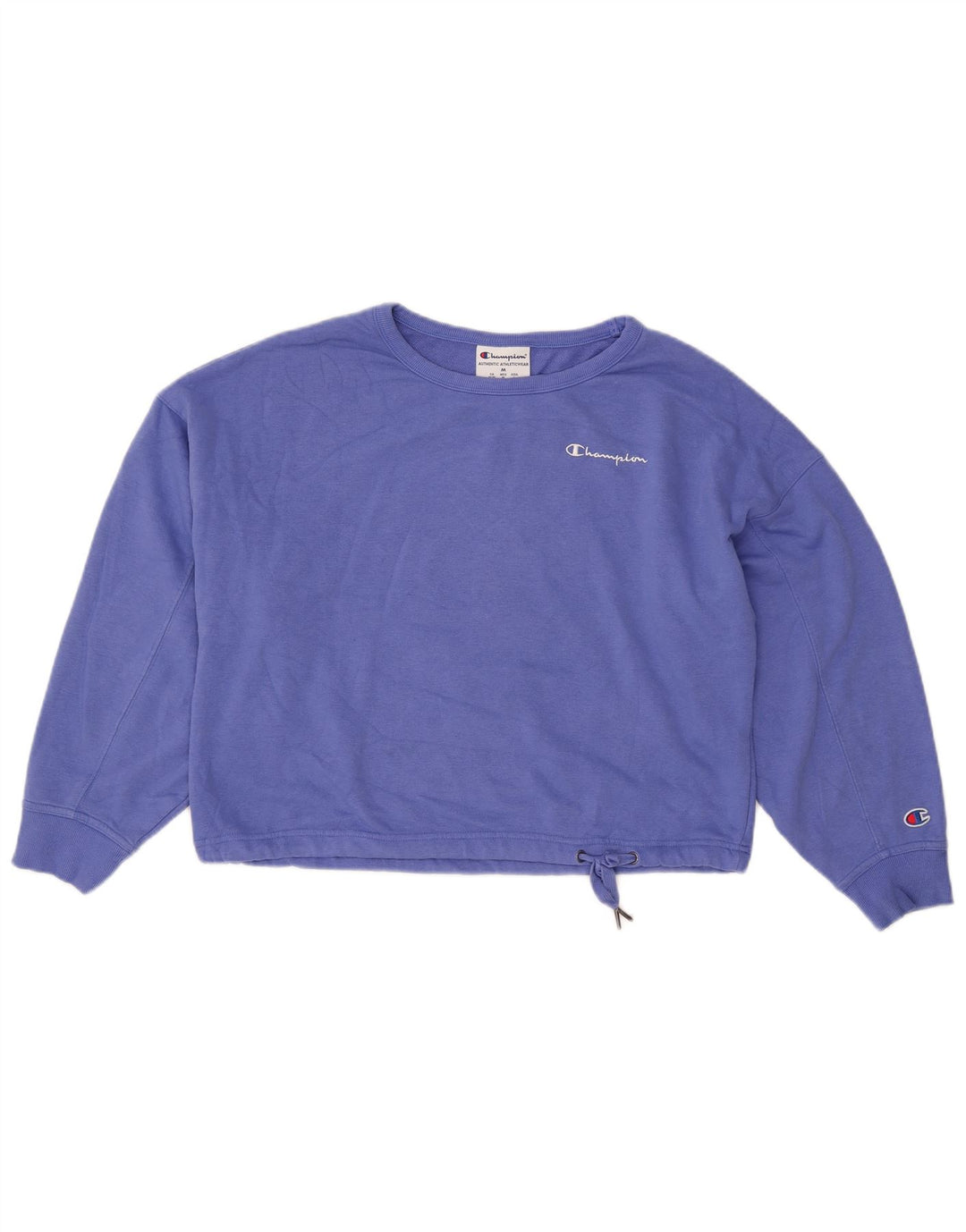 Pulover pentru damă CHAMPION Crop Oversized Pulover UK 14 Medium Blue