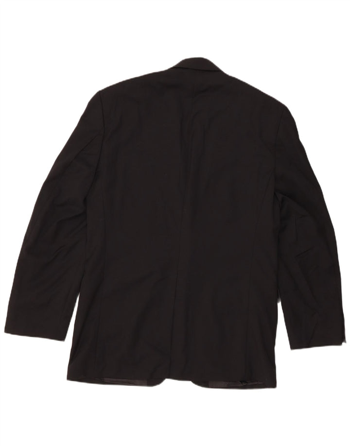 Jachetă Blazer pentru bărbați Chaps cu 2 nasturi UK 38 Lână neagră medie