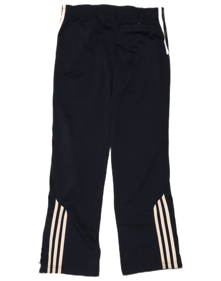 Pantaloni de trening Adidas băieți 11-12 ani poliester bleumarin