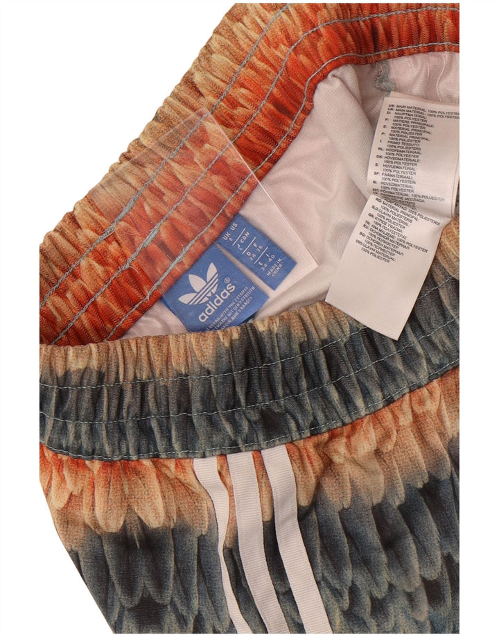 Pantaloni scurți sport adidas cu model abstract pentru femei UK 8 mic multicolor