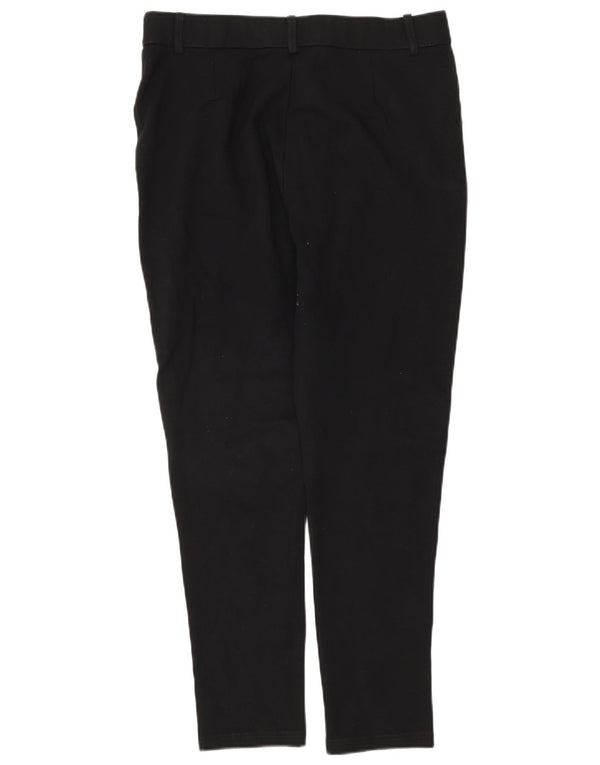 Pantaloni skinny casual pentru femei Zara XL W32 L27 Negru Viscoza