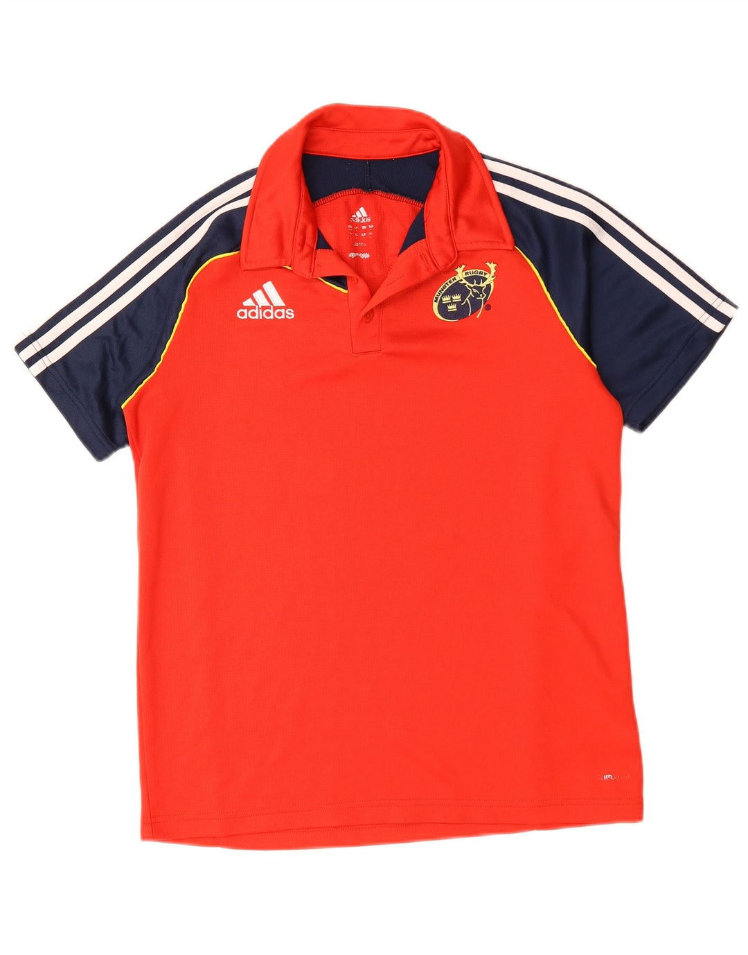 Tricou polo ADIDAS Munster Rugby pentru bărbați, roșu mediu, bloc de culoare
