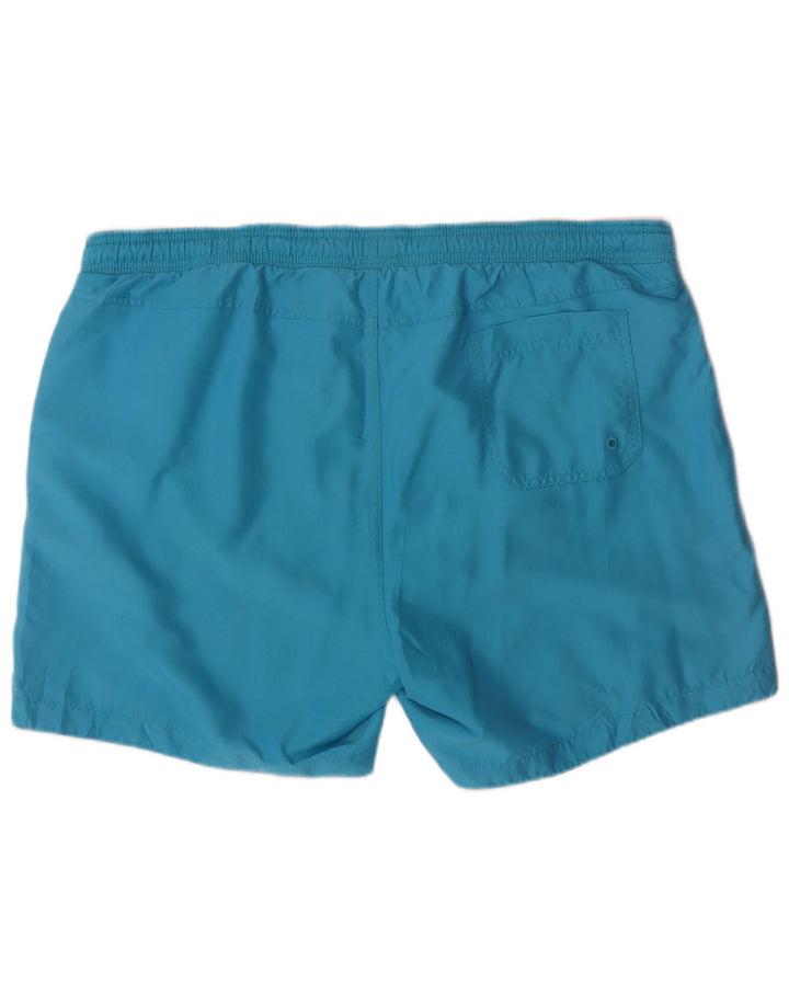 MAUI MAUI Mens Graphic Swimming Shorts 2XL  Blue Polyester