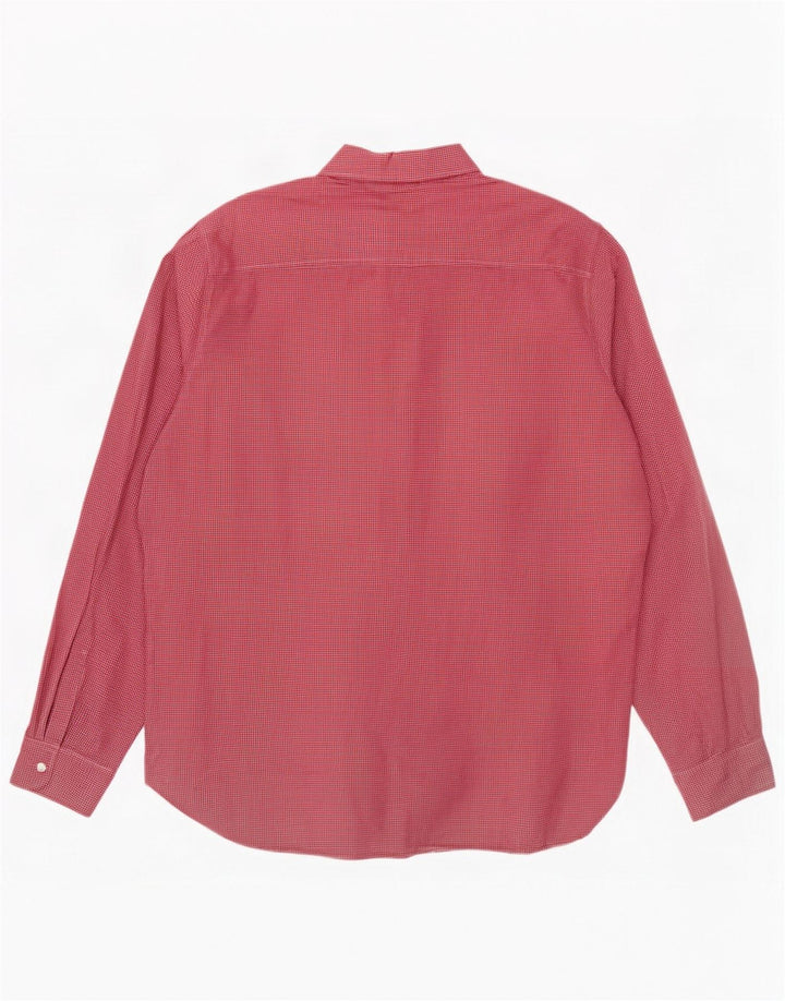Cămașă Timberland Regular Fit pentru bărbați, 2XL, bumbac vichy roșu