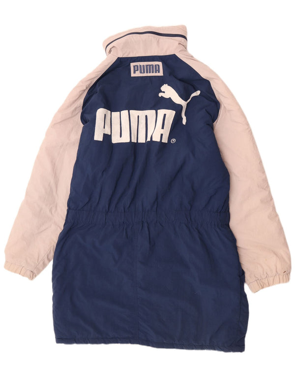 Palton captusit Puma pentru bărbați, IT 52 XL, albastru bleumarin, poliamidă color bloc