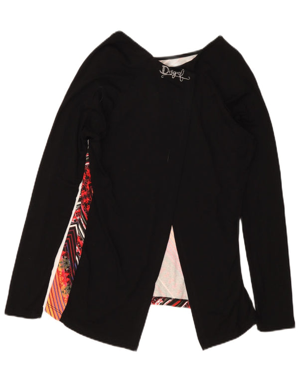 DESIGUAL Bluză Femei Top UK 10 Small Multicolor Geometric Viscose