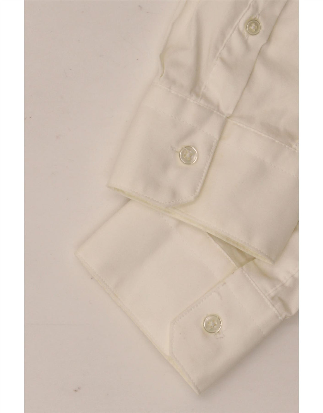 Cămașă pentru bărbați ZARA Super Slim Fit, bumbac alb mediu