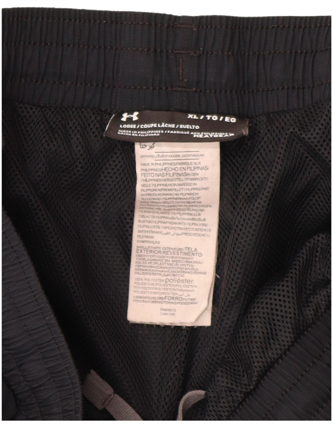 Pantaloni de trening grafic pentru bărbați Under Armour XL poliester negru