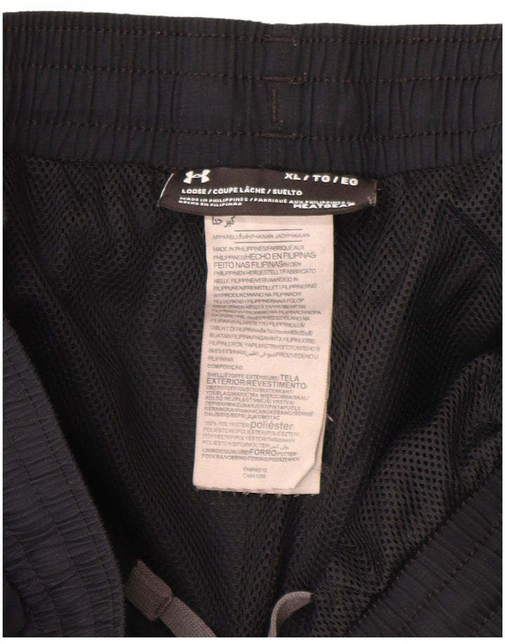 Pantaloni de trening grafic pentru bărbați Under Armour XL poliester negru