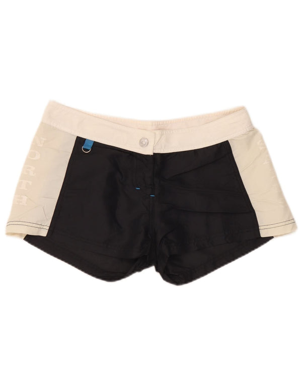 Pantaloni scurți de înot grafic North Sails pentru femei UK 10 Small Black Colorblock