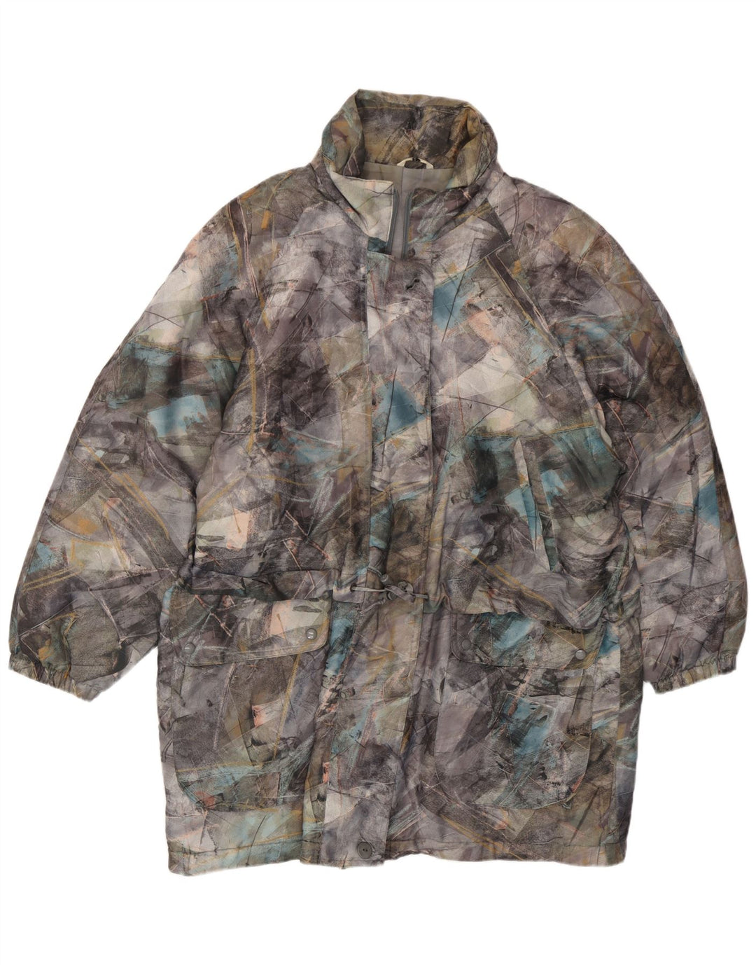 Jachetă de vânt pentru femei C&A cu model abstract IT 44 Medium Multicolor